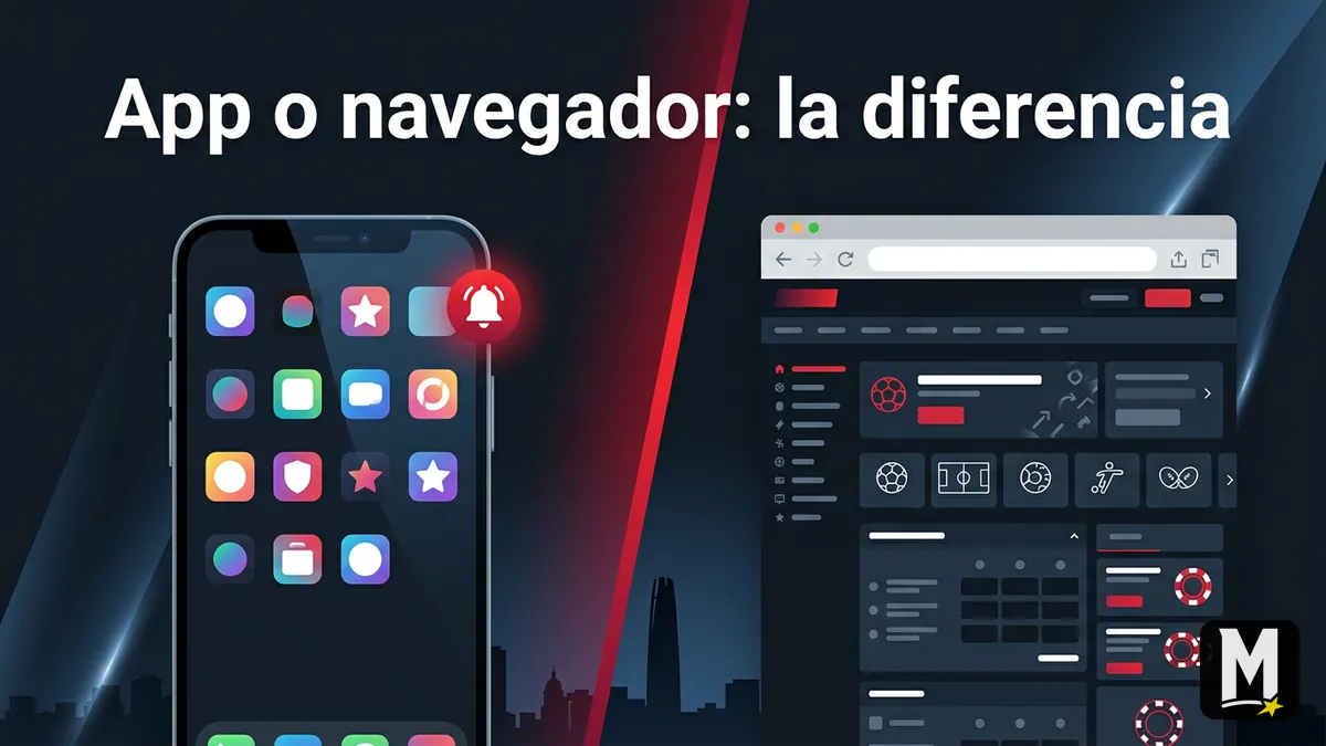 Comparación entre la app móvil y el navegador para acceder a Maxbet en Chile