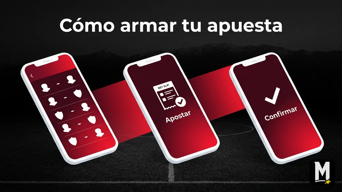 Pasos para armar una apuesta con el betslip de Maxbet, de la selección a la confirmación