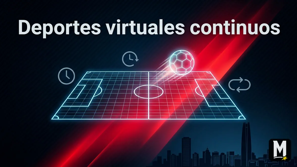 Representación de los Virtuals de Maxbet, eventos deportivos simulados dentro de la sección Betting