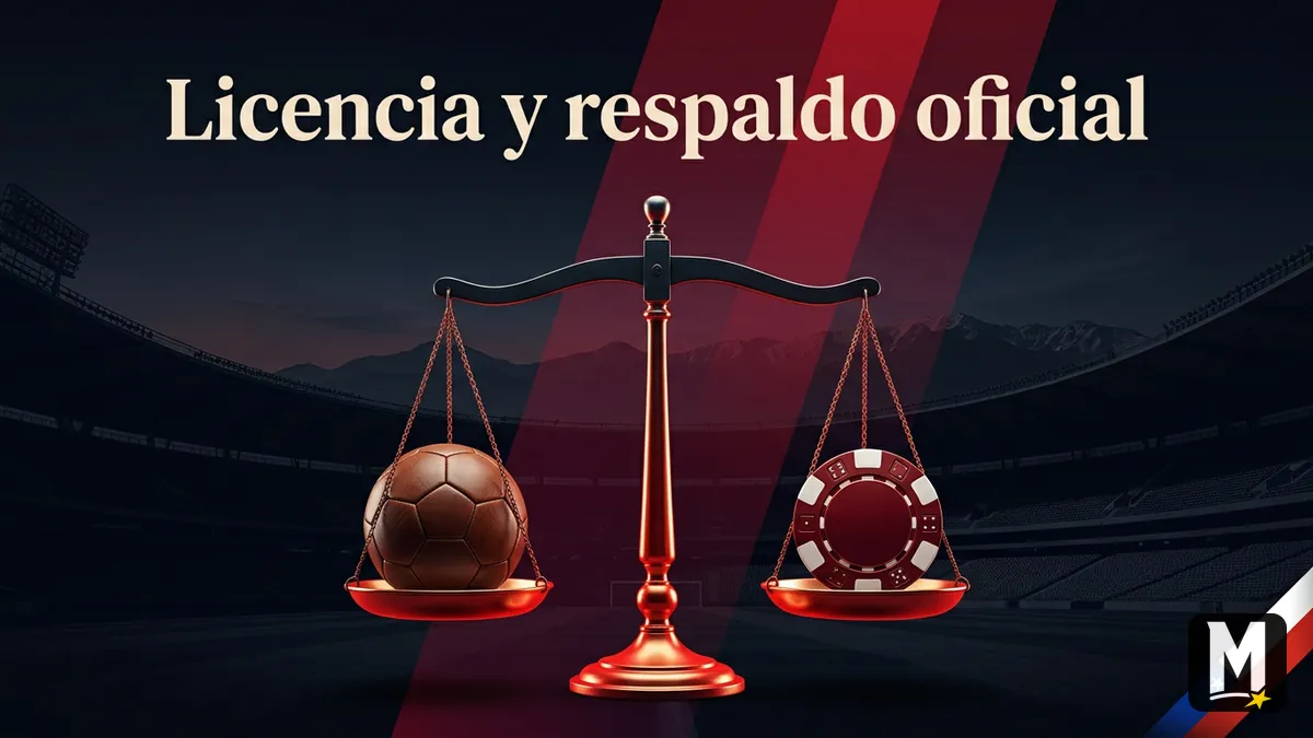 Balanza que representa la licencia y el respaldo oficial del operador de Maxbet