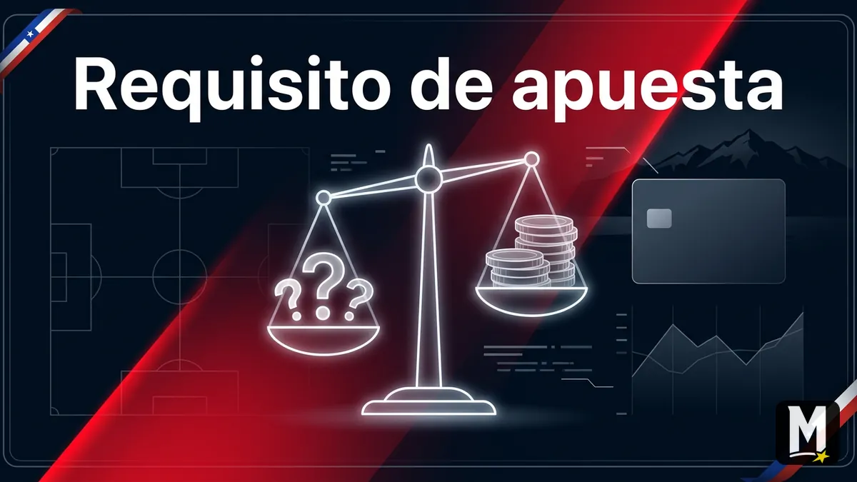 Ilustración de la incertidumbre sobre el requisito de apuesta (rollover) del bono de Maxbet Chile