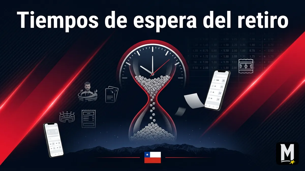 Ilustración del tiempo de espera para procesar un retiro en Maxbet